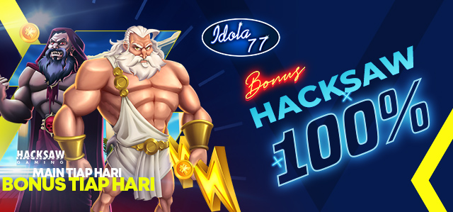 WELCOME BONUS HACKSAW GAMING 100%	